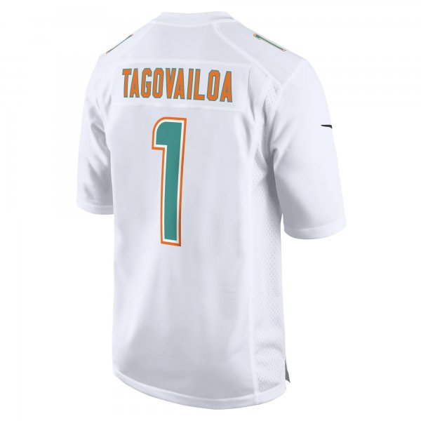 Men's Miami Dolphins Tua Tagovailoa Nike White Fashion Game Jersey