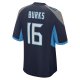 Men's Tennessee Titans Treylon Burks Nike Navy Player Game Jersey