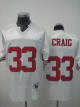 Men's Mitchell And Ness San Francisco 49ers #33 Roger Craig Stitched White NFL Jersey