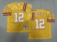 Men's #12 Tom Brady Tampa Bay Buccaneers Yellow Jersey