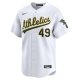 Men's Oakland Athletics Ryan Noda Nike White Home Limited Player Jersey