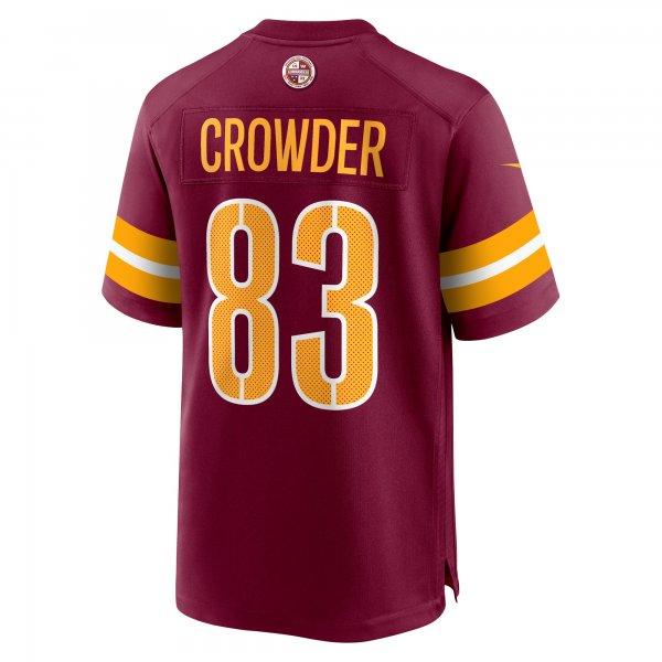 Men's Washington Commanders Jamison Crowder Nike  Burgundy  Game Jersey