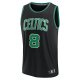 Youth Boston Celtics Kristaps Porzingis Fanatics Black Fast Break Player Jersey - Statement Edition