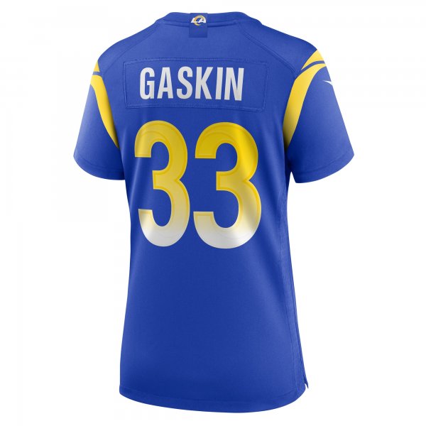 Women's Los Angeles Rams Myles Gaskin Nike  Royal  Game Jersey