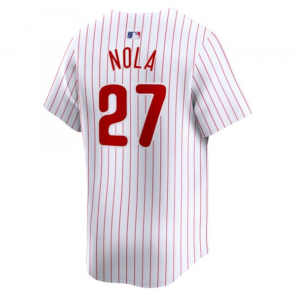 Men's Philadelphia Phillies Aaron Nola Nike White Home Limited Player Jersey