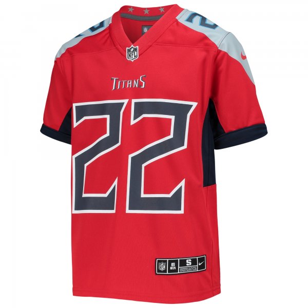 Youth Tennessee Titans Derrick Henry Nike Red Inverted Team Game Jersey