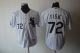 Chicago White Sox #72 Carlton Fisk Stitched White MLB Jersey