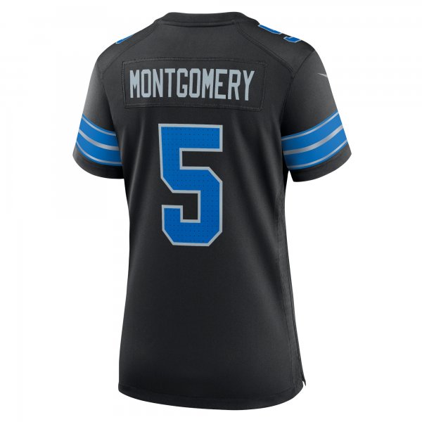 Women's Detroit Lions David Montgomery Nike Black 2nd Alternate Game Jersey