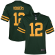 Nike Youth Green Bay Packers #12 Aaron Rodgers Nike Green Alternate Game Player NFL Jersey