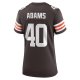 Women's Cleveland Browns Matthew Adams Nike  Brown Team Game Jersey