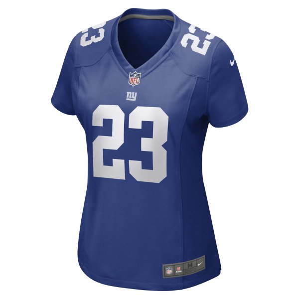 Women's New York Giants Gary Brightwell Nike Royal Team Game Player Jersey