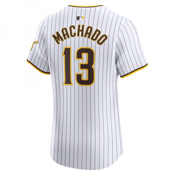 Men's San Diego Padres Manny Machado Nike White Home Elite Jersey