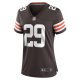 Women's Cleveland Browns Cameron Mitchell Nike  Brown Team Game Jersey