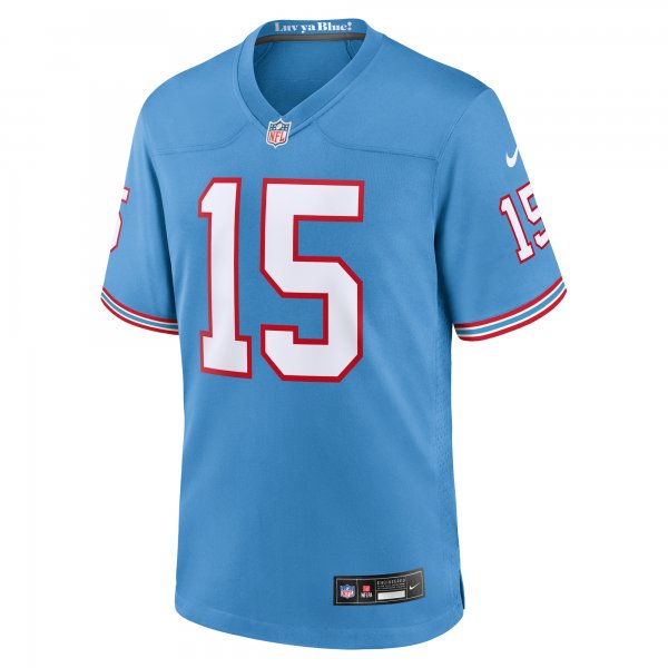 Men's Tennessee Titans Nick Westbrook-Ikhine Nike Light Blue Oilers Throwback Player Game Jersey