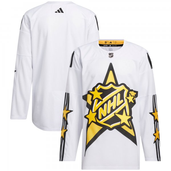 Men's  2024 NHL All-Star Game adidas x drew house White Primegreen Jersey