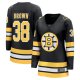 Women's Boston Bruins #38 Patrick Brown Black Home Breakaway Player Jersey