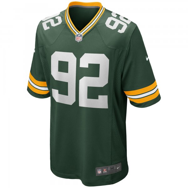 Men's Green Bay Packers Reggie White Nike Green Game Retired Player Jersey