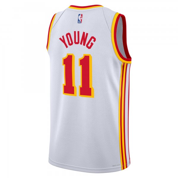 Youth Atlanta Hawks Trae Young Nike White Swingman Jersey - Association Edition