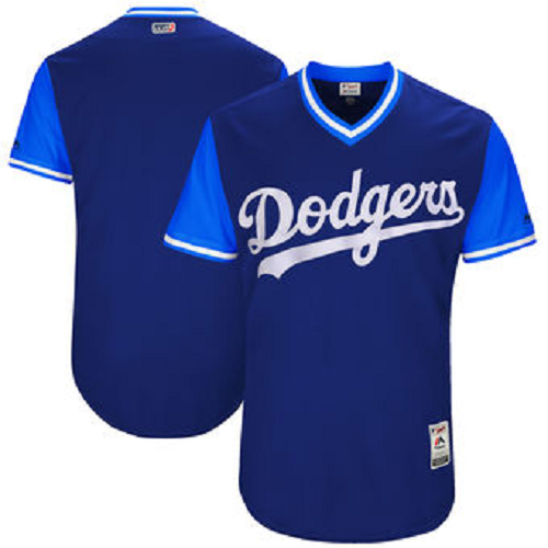 Men's Los Angeles Dodgers Majestic Navy 2017 Players Weekend Team Jersey