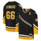 Youth Pittsburgh Penguins Mario Lemieux Mitchell & Ness Black 1992-93 Blue Line Captain Patch Player Jersey