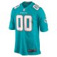 Men's Miami Dolphins Nike Aqua Custom Game Jersey