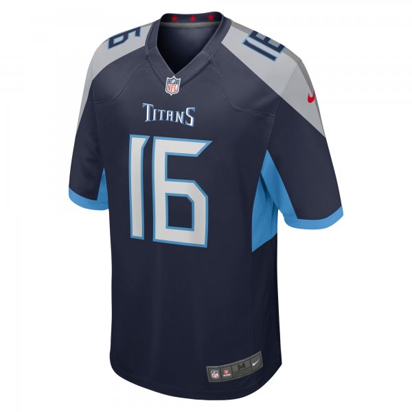 Men's Tennessee Titans Treylon Burks Nike Navy Player Game Jersey