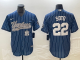 Men's  New York Yankees #22 Nike Blue Juan Soto Jersey