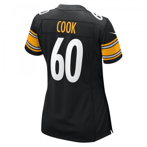 Women's Pittsburgh Steelers Dylan Cook Nike  Black  Game Jersey