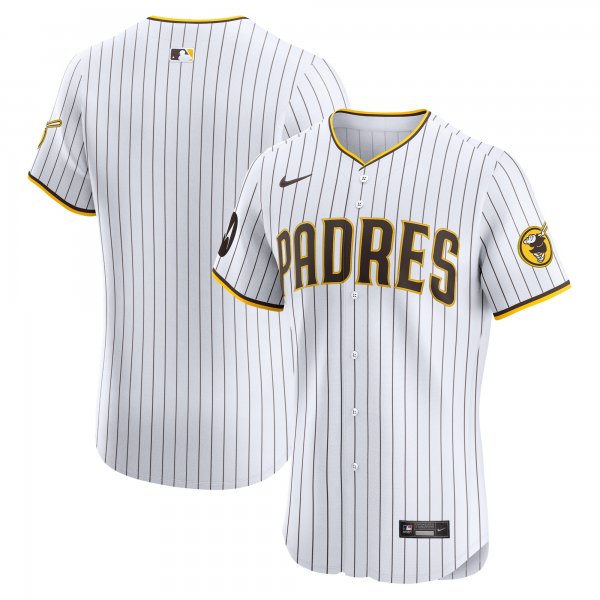 Men's San Diego Padres Nike White Home Elite Patch Jersey