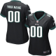 Nike Philadelphia Eagles Customized Black Stitched Elite Women's NFL Jersey