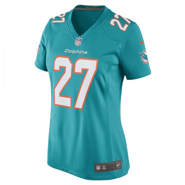 Women's Miami Dolphins Keion Crossen Nike Aqua Game Player Jersey