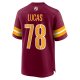 Men's Washington Commanders Cornelius Lucas Nike  Burgundy  Game Jersey