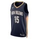 Unisex New Orleans Pelicans Jose Alvarado Nike Navy Swingman Jersey - Icon Edition