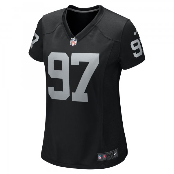 Women's Las Vegas Raiders Janarius Robinson Nike  Black Team Game Jersey