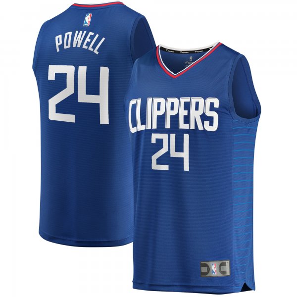 Men's LA Clippers Norman Powell Fanatics Royal Fast Break Replica Jersey - Icon Edition