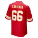 Men's Kansas City Chiefs Mike Caliendo Nike Red Game Player Jersey