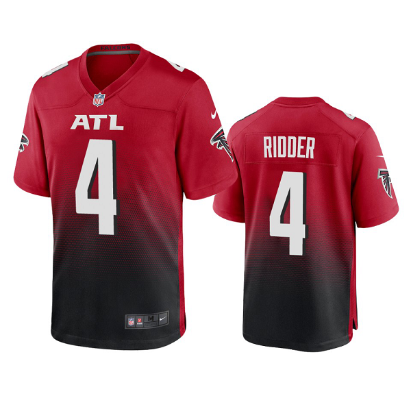 Men's Nike NFL Atlanta Falcons Desmond Ridder #4 Red Limited Jersey