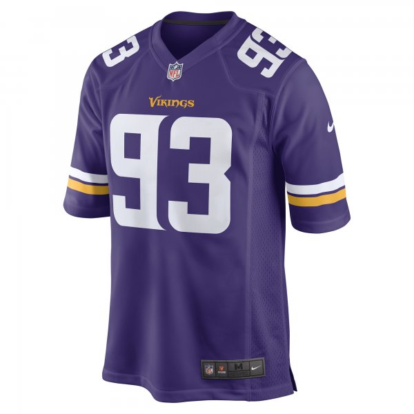 Men's Minnesota Vikings Jonathan Bullard Nike Purple Game Player Jersey