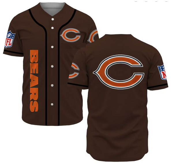 Chicago Bears NFL 3D Digital Printed Fashion Baseball Legend Jersey