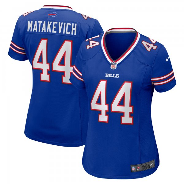 Women's Buffalo Bills Tyler Matakevich Nike  Royal  Game Jersey