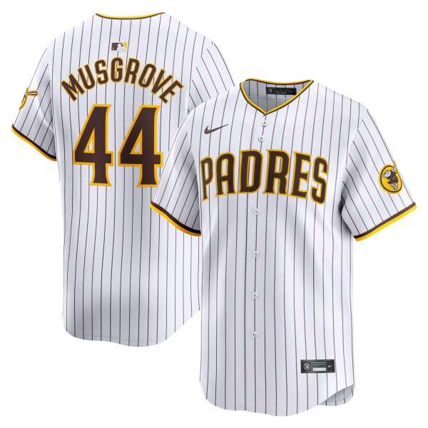 Men's San Diego Padres #44 Joe Musgrove Nike White Home Limited Player Jersey