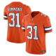 Men's Denver Broncos #31 Justin Simmons Nike Orange Vapor F.U.S.E. Limited NFL Jersey