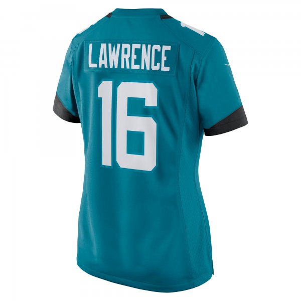 Women's Jacksonville Jaguars Trevor Lawrence Nike Teal Game Jersey