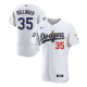 Men's Nike Los Angeles Dodgers #35 Cody Bellinger White VII Gold Series MLB Jersey