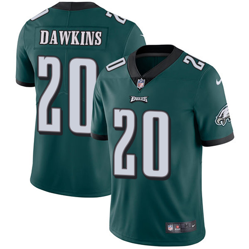 Nike Philadelphia Eagles #20 Brian Dawkins Midnight Green Team Color Youth Stitched NFL Vapor Untouchable Limited Jersey