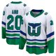 Men's Carolina Hurricanes Sebastian Aho Fanatics White Whalers Premier Breakaway Jersey