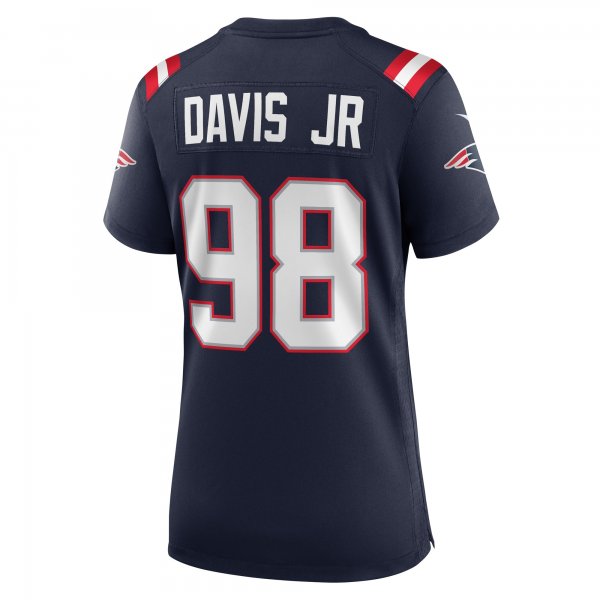 Women's New England Patriots Carl Davis Jr. Nike Navy Game Player Jersey