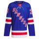 Men's New York Rangers Adam Fox adidas Blue Home Primegreen Pro Player Jersey