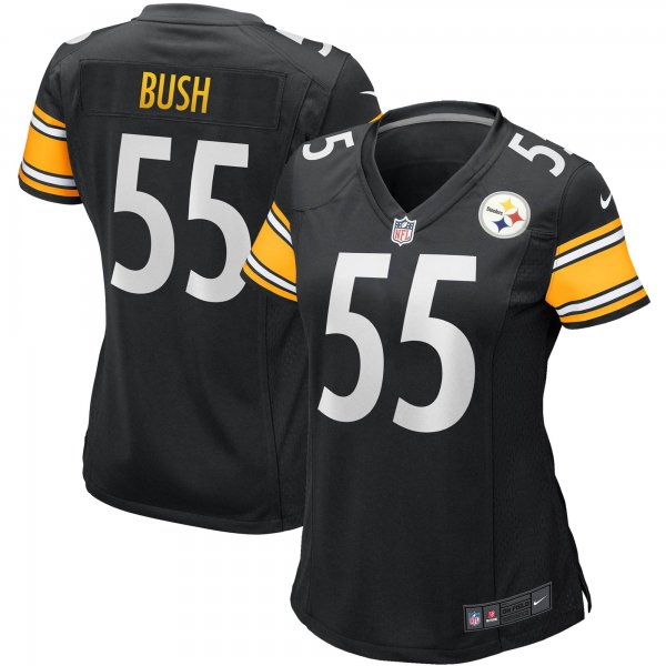 Women's Pittsburgh Steelers Devin Bush Nike Black Player Jersey