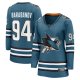 Women's San Jose Sharks Alexander Barabanov Fanatics Teal Home Breakaway Player Jersey